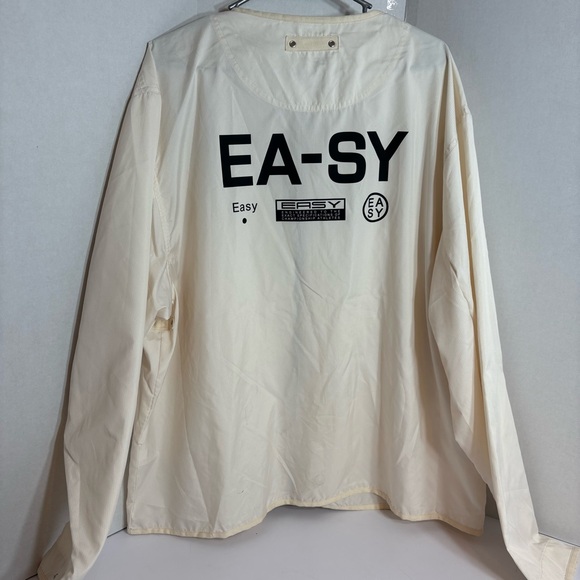 Nike Easy Woven Jacket XL Tall Move To Zero Cream Zip Up Mens DX0335-030 - Picture 2 of 5